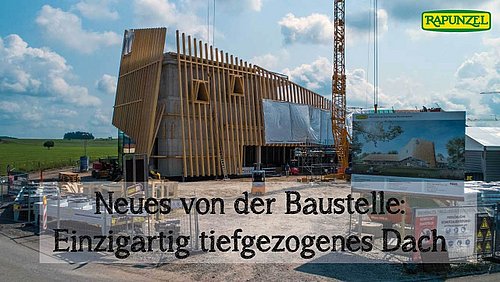 Grafik, Screenshot aus dem Video "Besucherzentrum Rapunzel Naturkost – Ein Dach, das seinesgleichen sucht" als Vorschau.