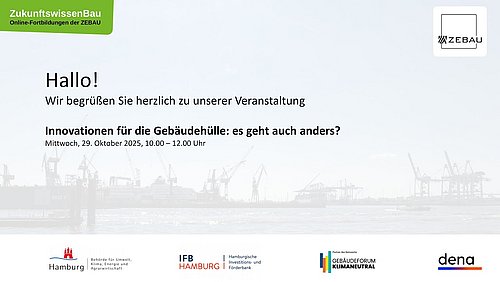 Screenshot aus dem Video "Innovationen für die Gebäudehülle: es geht auch anders?" als Vorschaubild