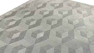 Foto, Detailansicht der Oberflächenstruktur eines Elements aus Ultra-Hochleistungsbeton