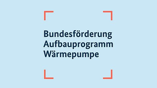 Grafik, Screenshot aus dem Video "Bundesförderung Aufbauprogramm Wärmepumpe" als Vorschau.