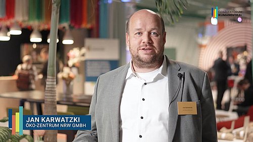 Grafik, Screenshot aus dem Video "Gebäudeforum klimaneutral | Netzwerkpartnerschaft" als Vorschau.