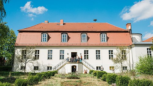 Foto, Haupthaus des Gutshof Glien, auf welchem das Projekt CoCoNat verwirklicht wurde.