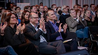 Foto von der 2. Netzwerkpartnertagung 2022 des Gebäudeforums klimaneutral.