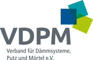 Logo Verband für Dämmsysteme, Putz und Mörtel e.V. (VDPM), zur Detailseite des Partners