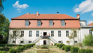 Foto, Haupthaus des Gutshof Glien, auf welchem das Projekt CoCoNat verwirklicht wurde.