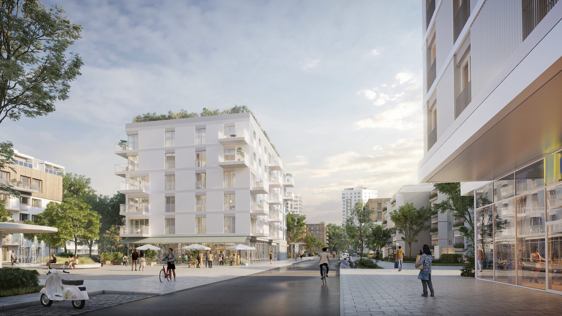 Wohnsiedlung wird Quartier der Zukunft